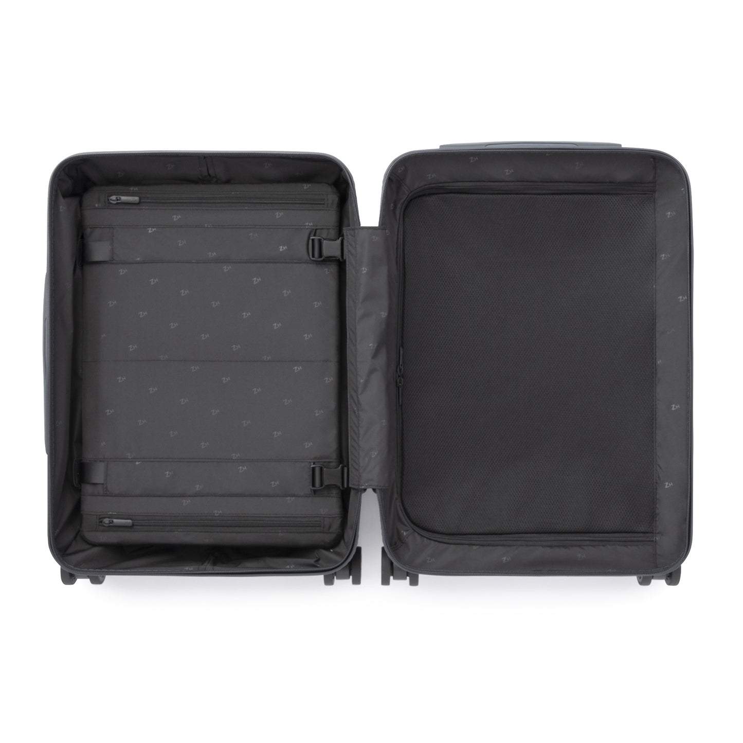 SILVER - Classic Aluminum 4.0 Carry-on Brushed Silver - Interior View