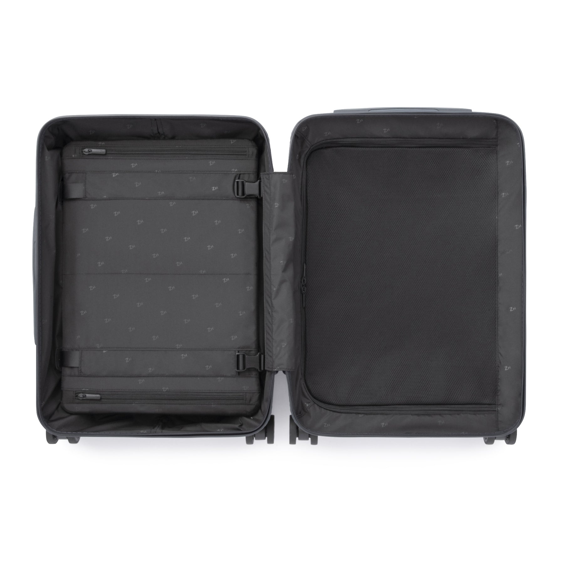 SILVER - Classic Aluminum 4.0 Carry-on Brushed Silver - Interior View