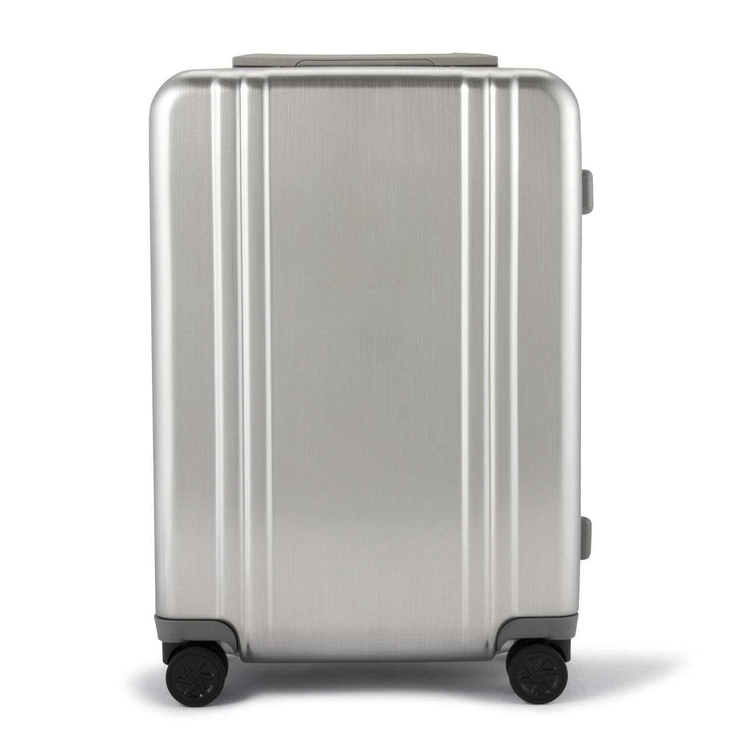SILVER - Classic Aluminum 4.0 Carry-on Brushed Silver - Front View