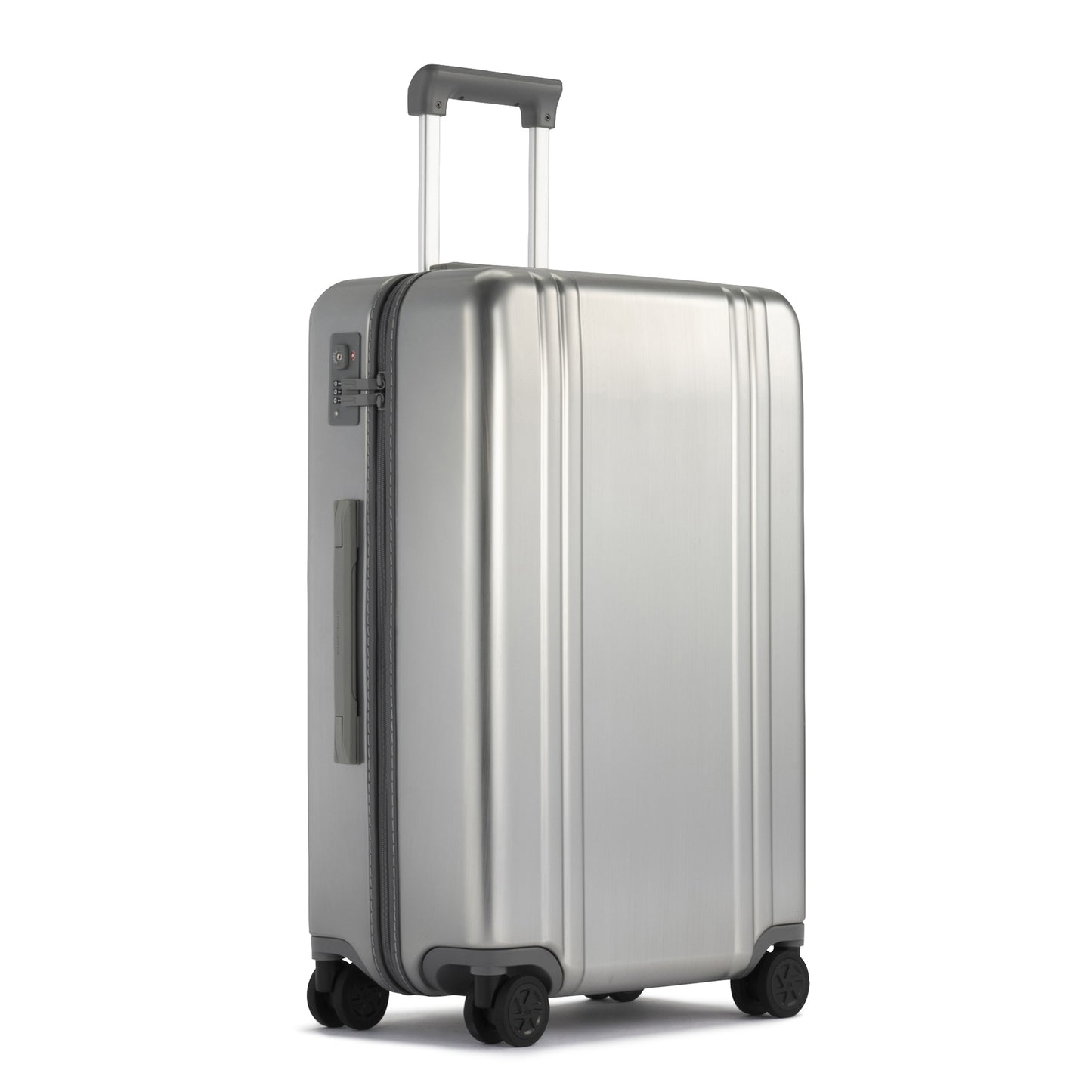 SILVER - Classic Lightweight 4.0 Medium Check-in Telescopic Handle Extended View