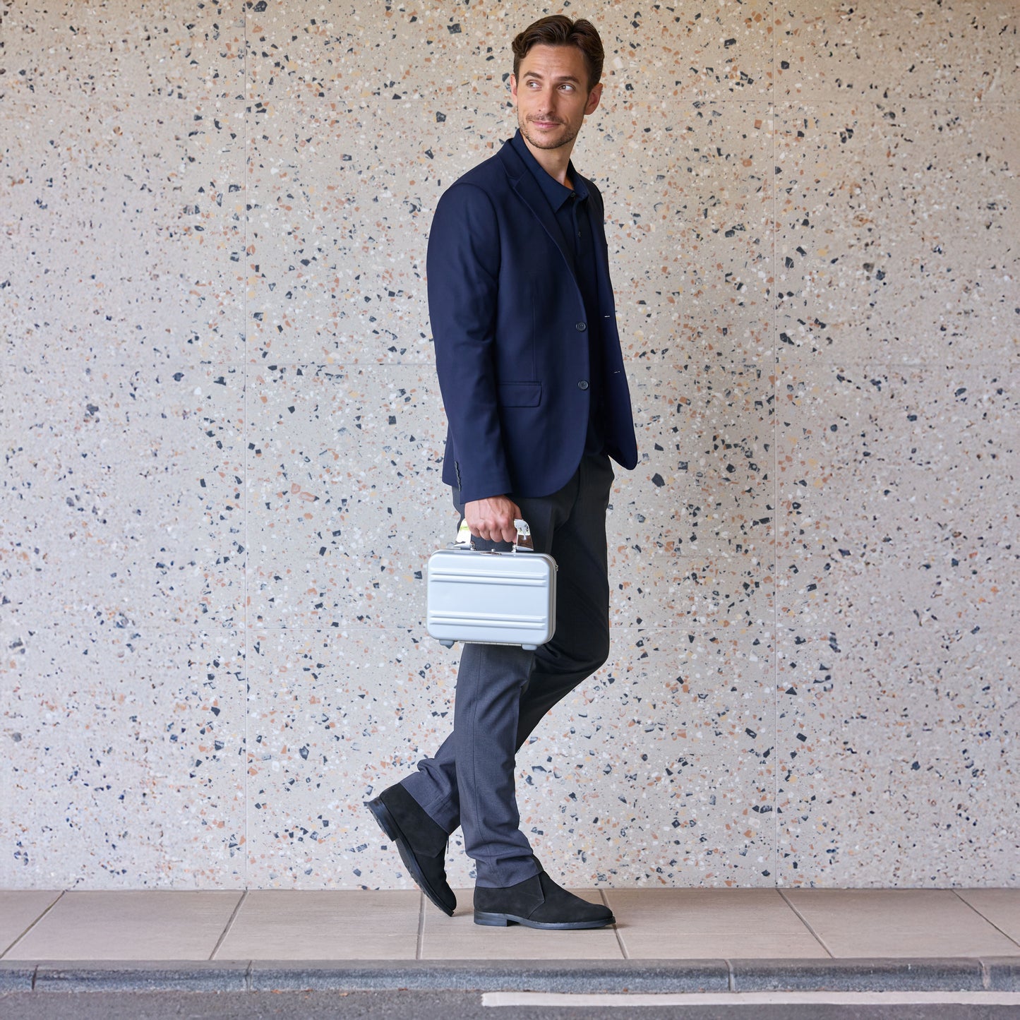 SILVER - Lifestyle Photo for mini attache case