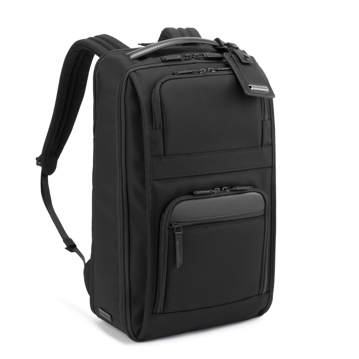 BLACK - ZEST2 Black Backpack - Front and Side View