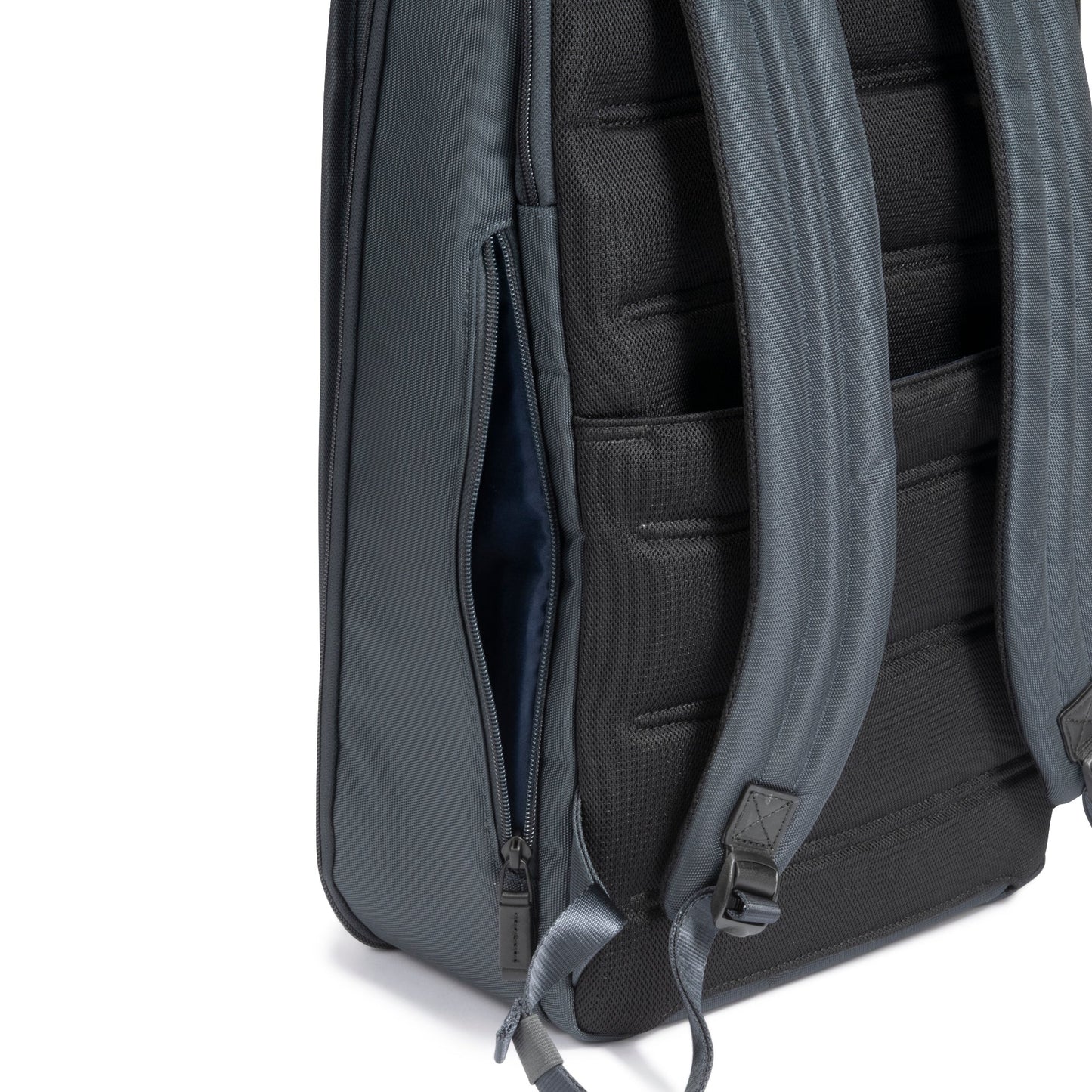 BLUE GRAY - ZEST2 Blue Gray Backpack Side Zippered Pocket