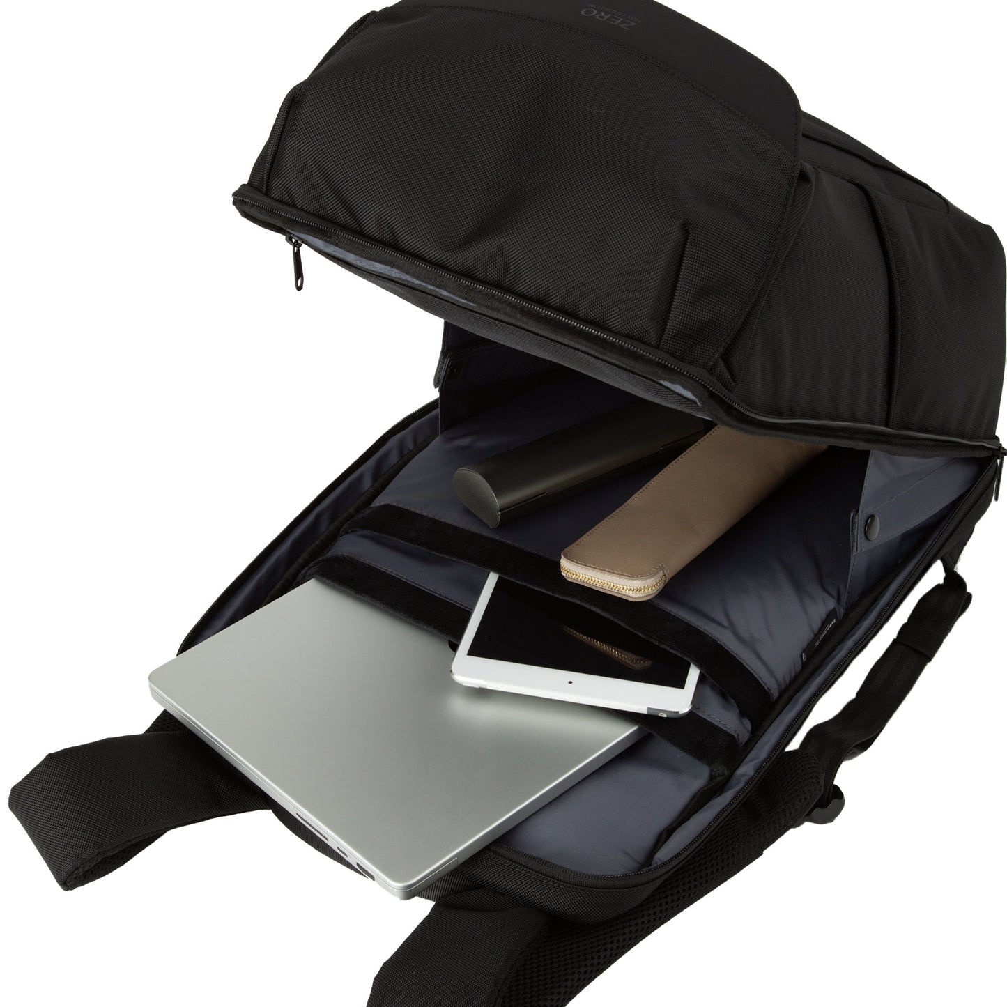 BLACK - Dayton Backpack 81572-01 with laptop and tablet