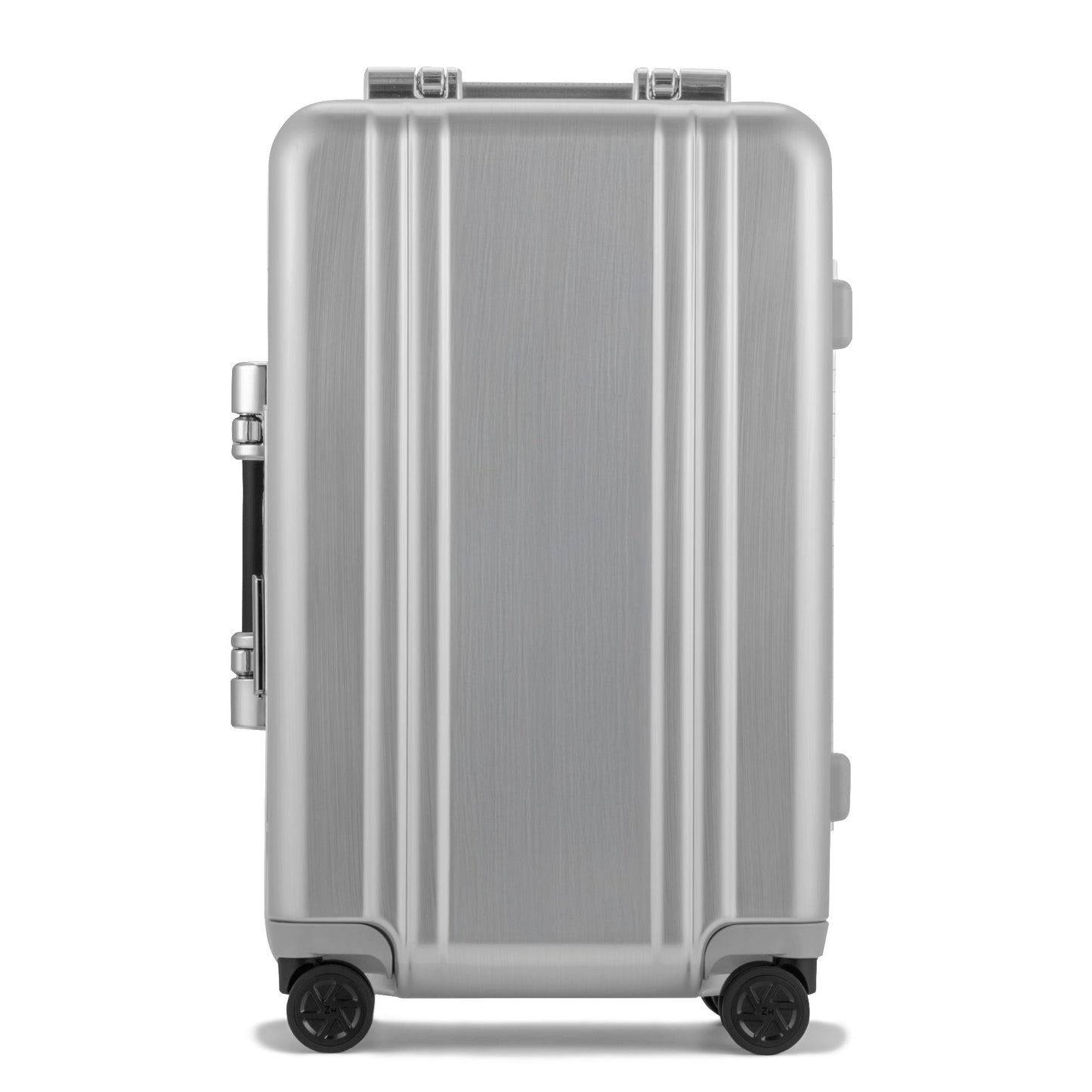 BRUSHED SILVER - Classic Lightweight F Carry-On Luggage 32L, front view