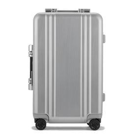 BRUSHED SILVER - Classic Lightweight F Carry-On Luggage 32L, front view