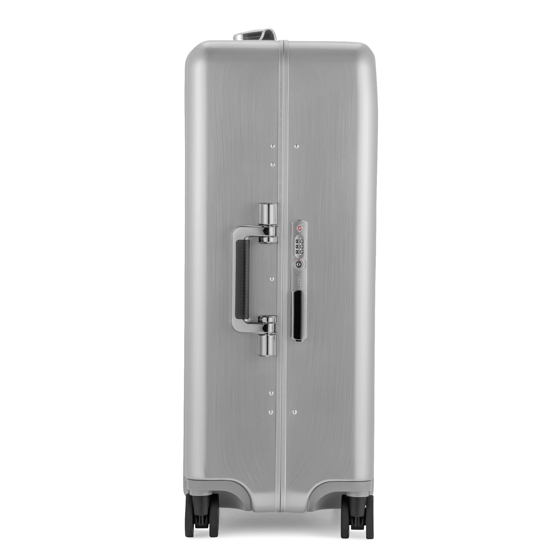 BRUSHED SILVER - Classic Lightweight F Large Checked Luggage 72L, interior view