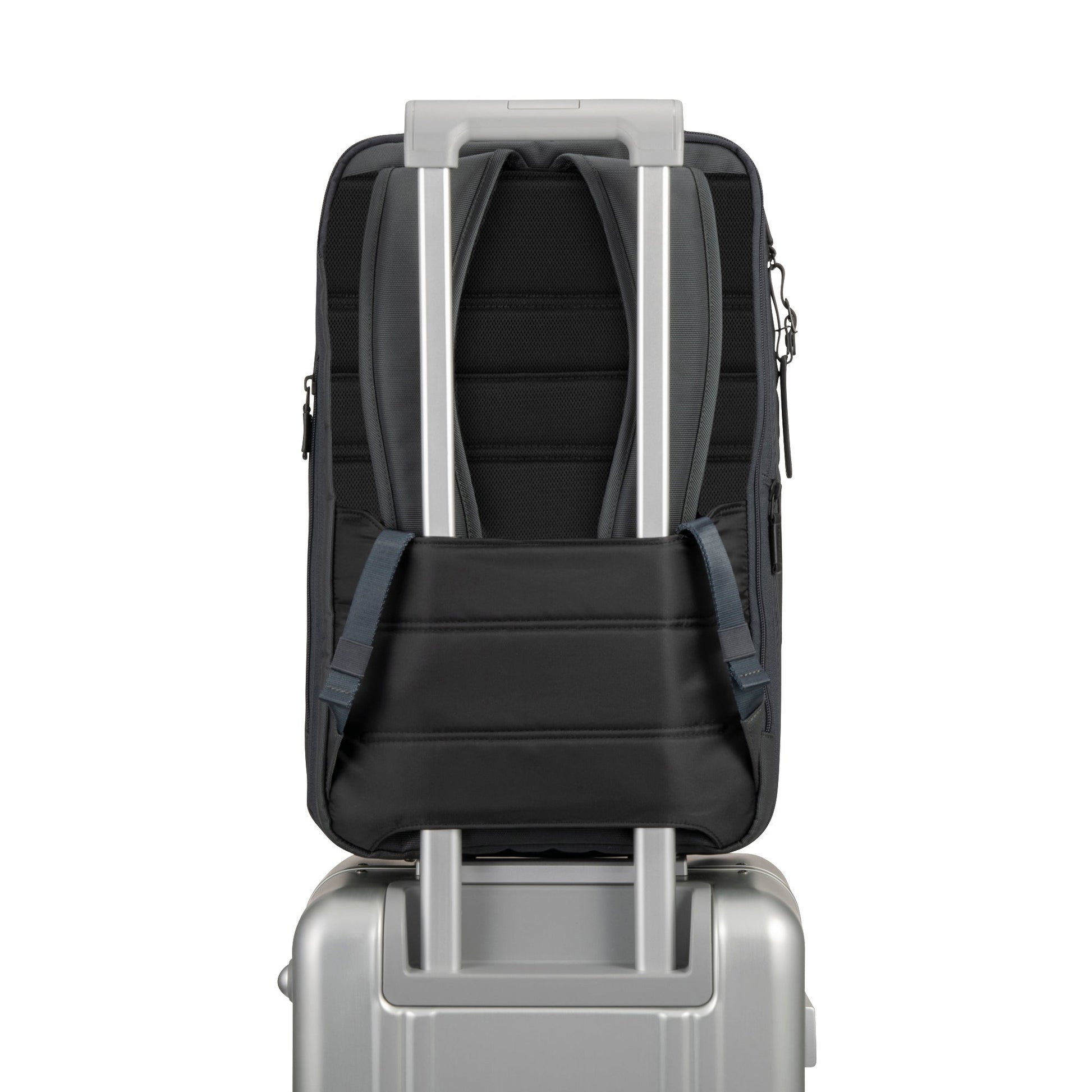 Blue Gray - with Carry-on Luggage