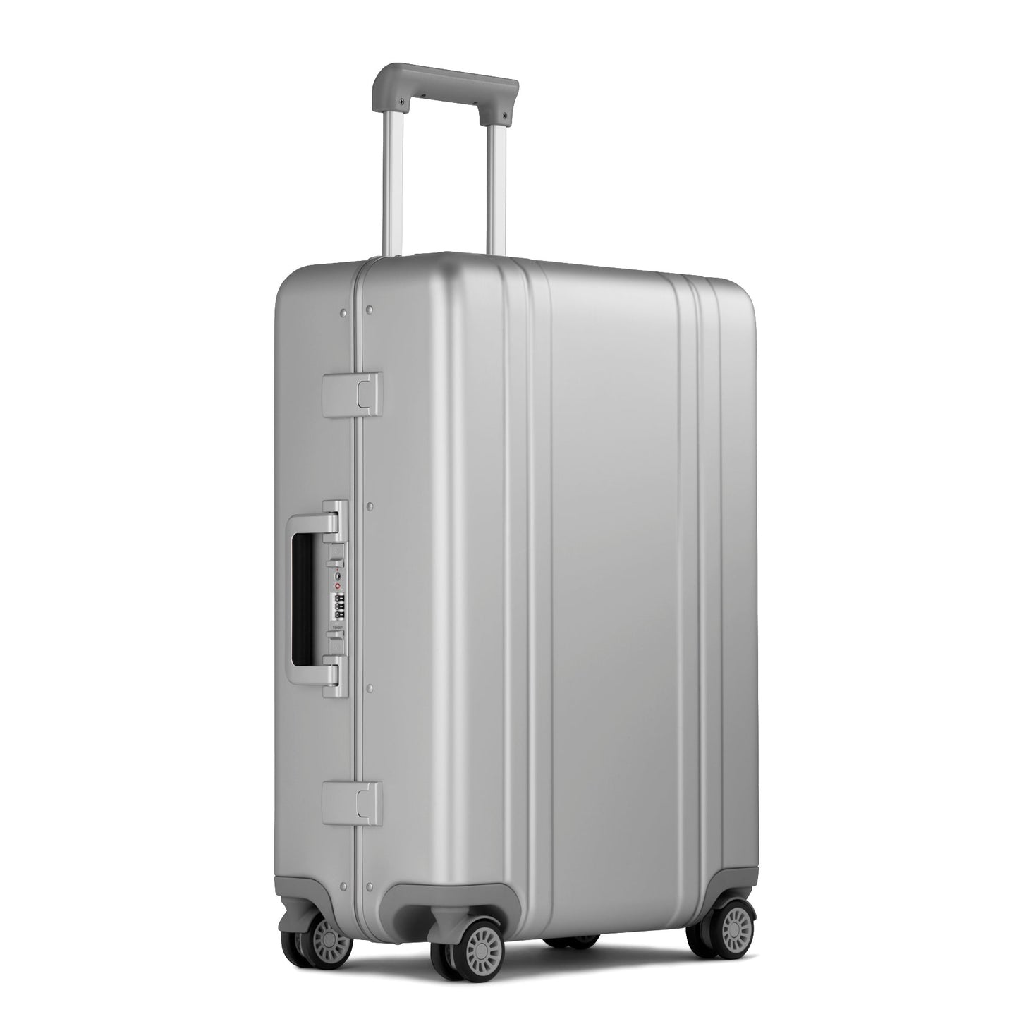 SILVER - Telescopic handle extended - Front View