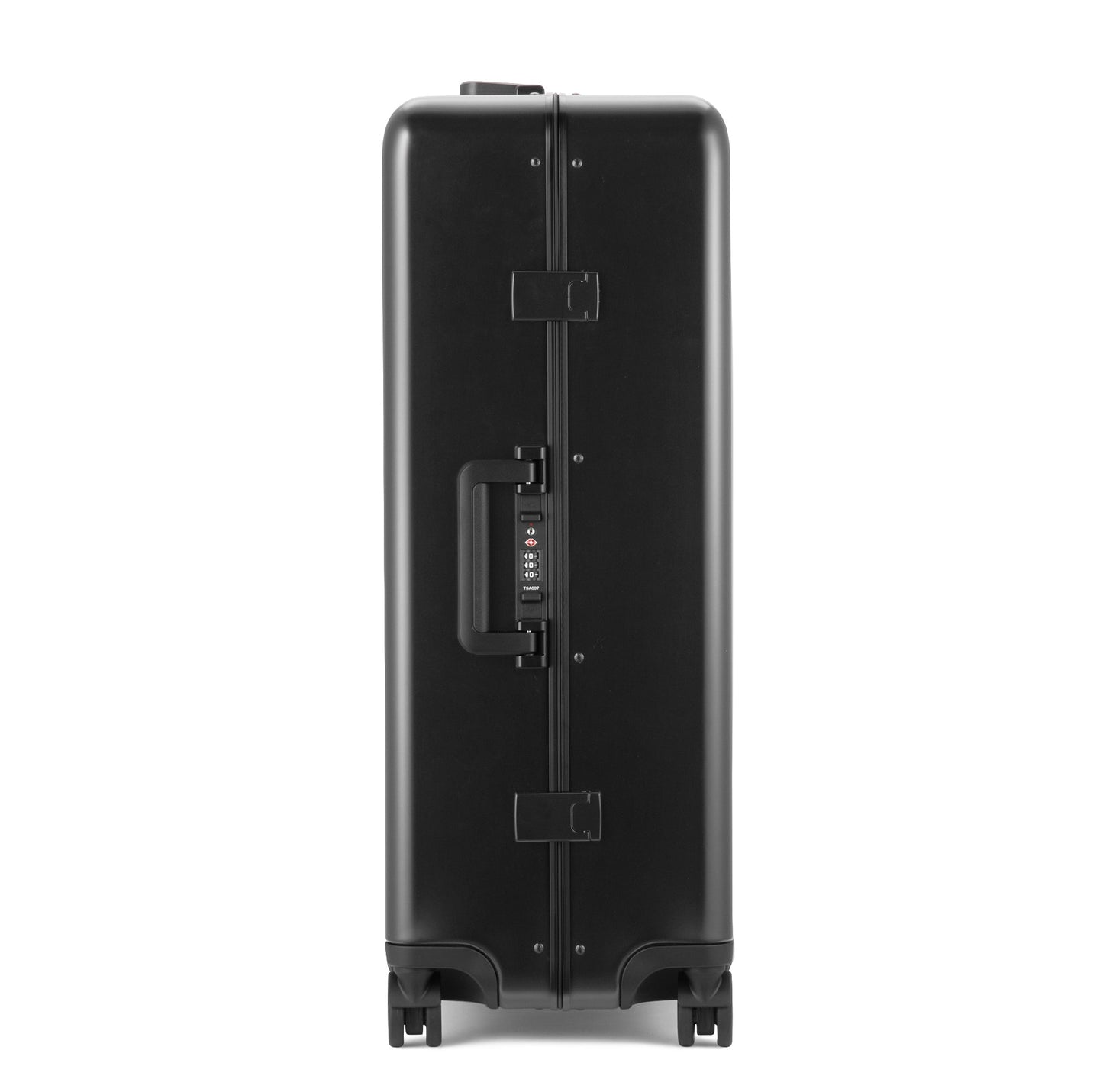 BLACK - Heritage Line 88L Large Check-in Luggage Side View