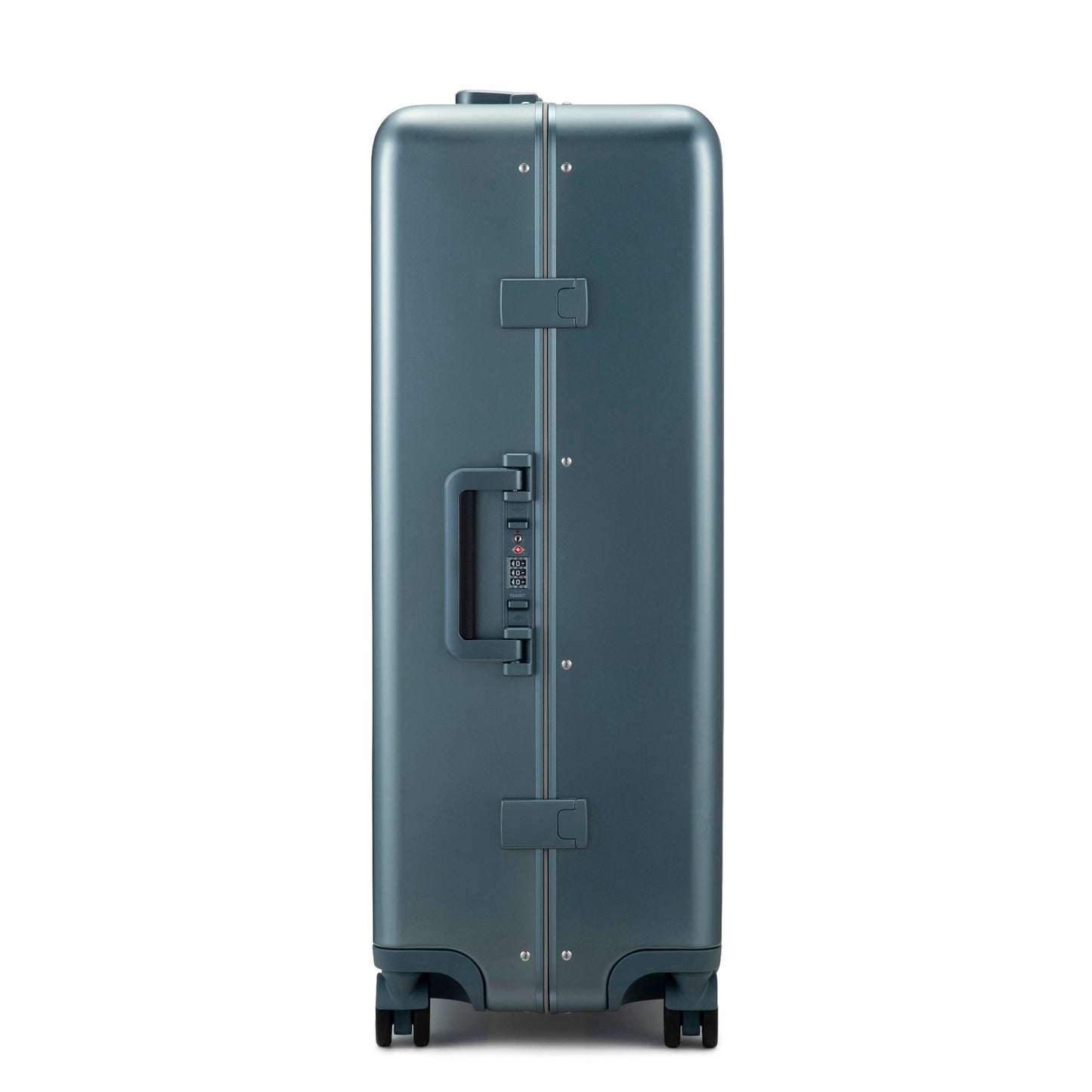 STEEL BLUE - Side View 88L Large Check-in Luggage