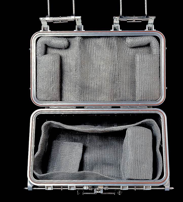 So solidly built, even the padding was made from aluminum.