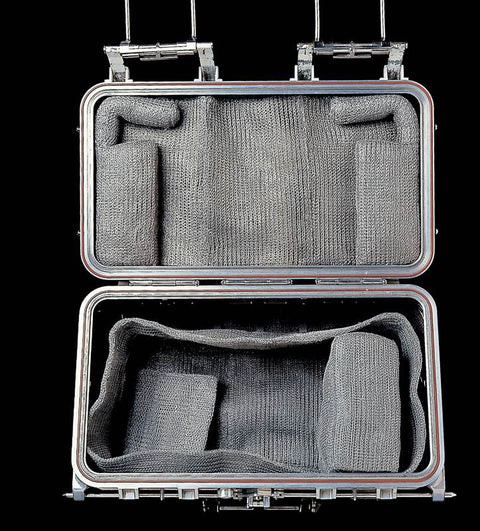 So solidly built, even the padding was made from aluminum.